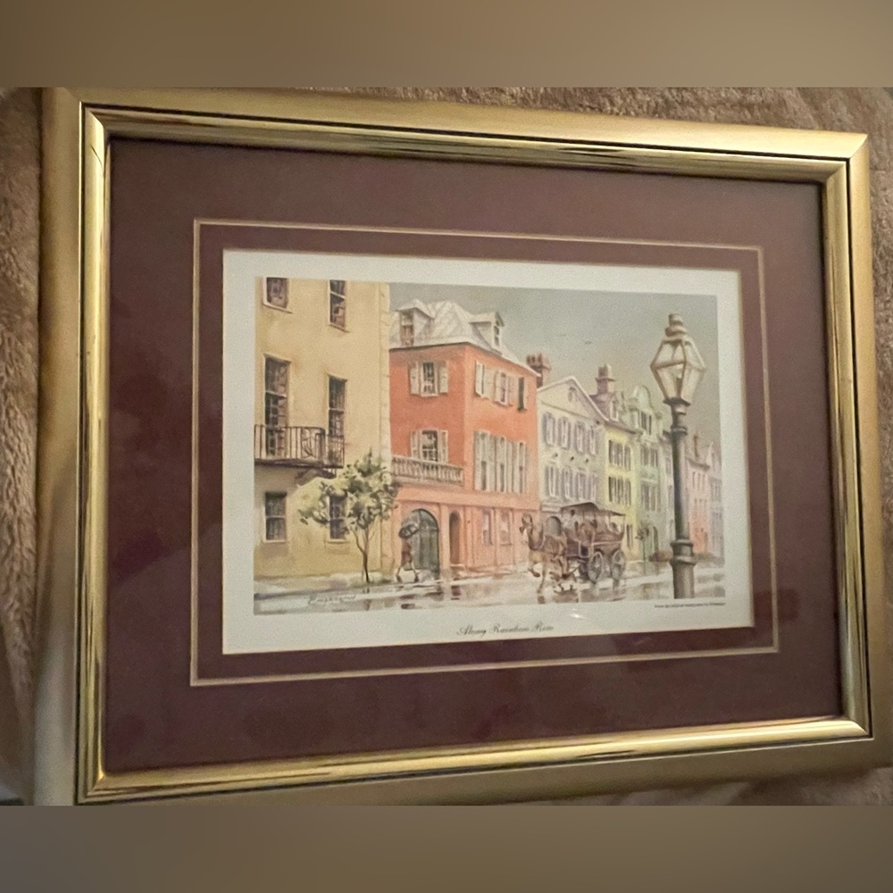 ART OF CHARLESTON RAINBOW ROW